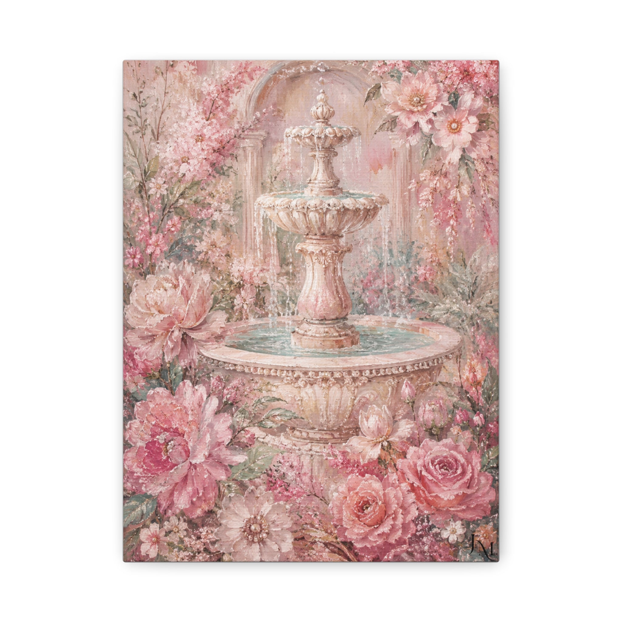 Vintage Fountain Print