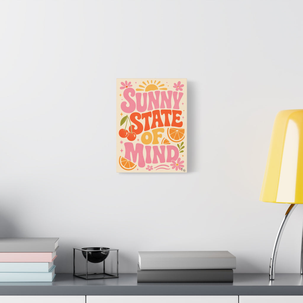 Retro Citrus Typography Print