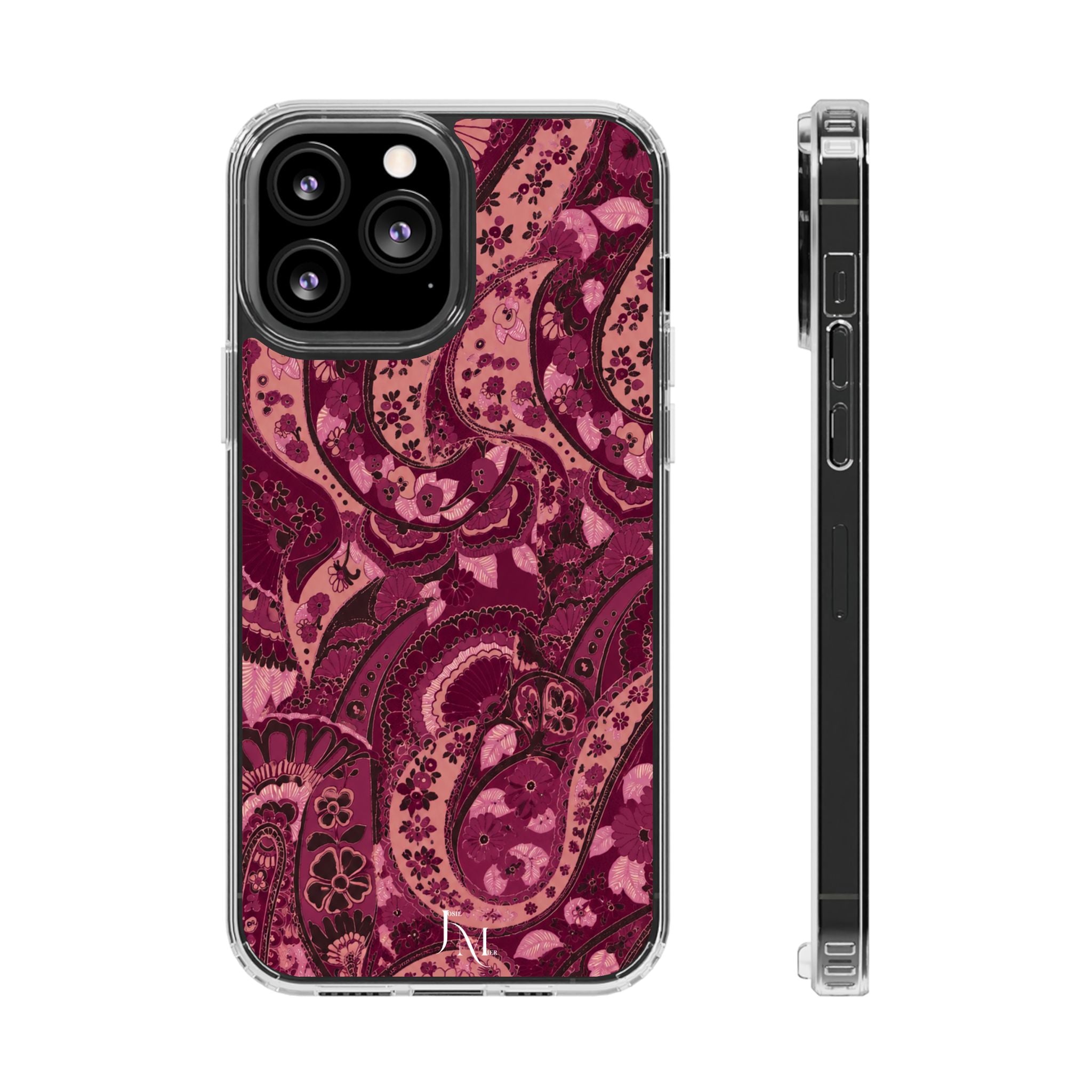 Burgundy Paisley Bloom