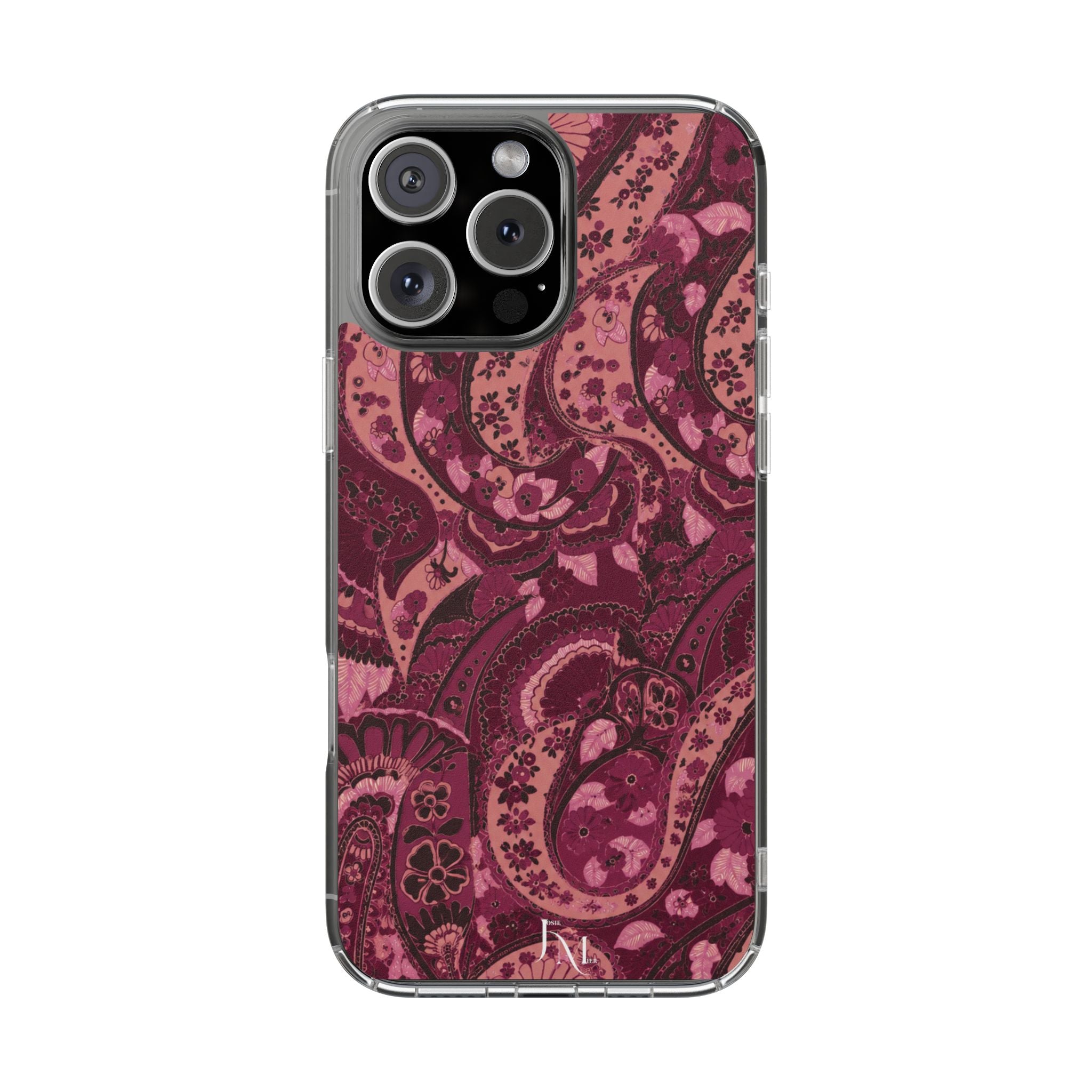 Burgundy Paisley Bloom