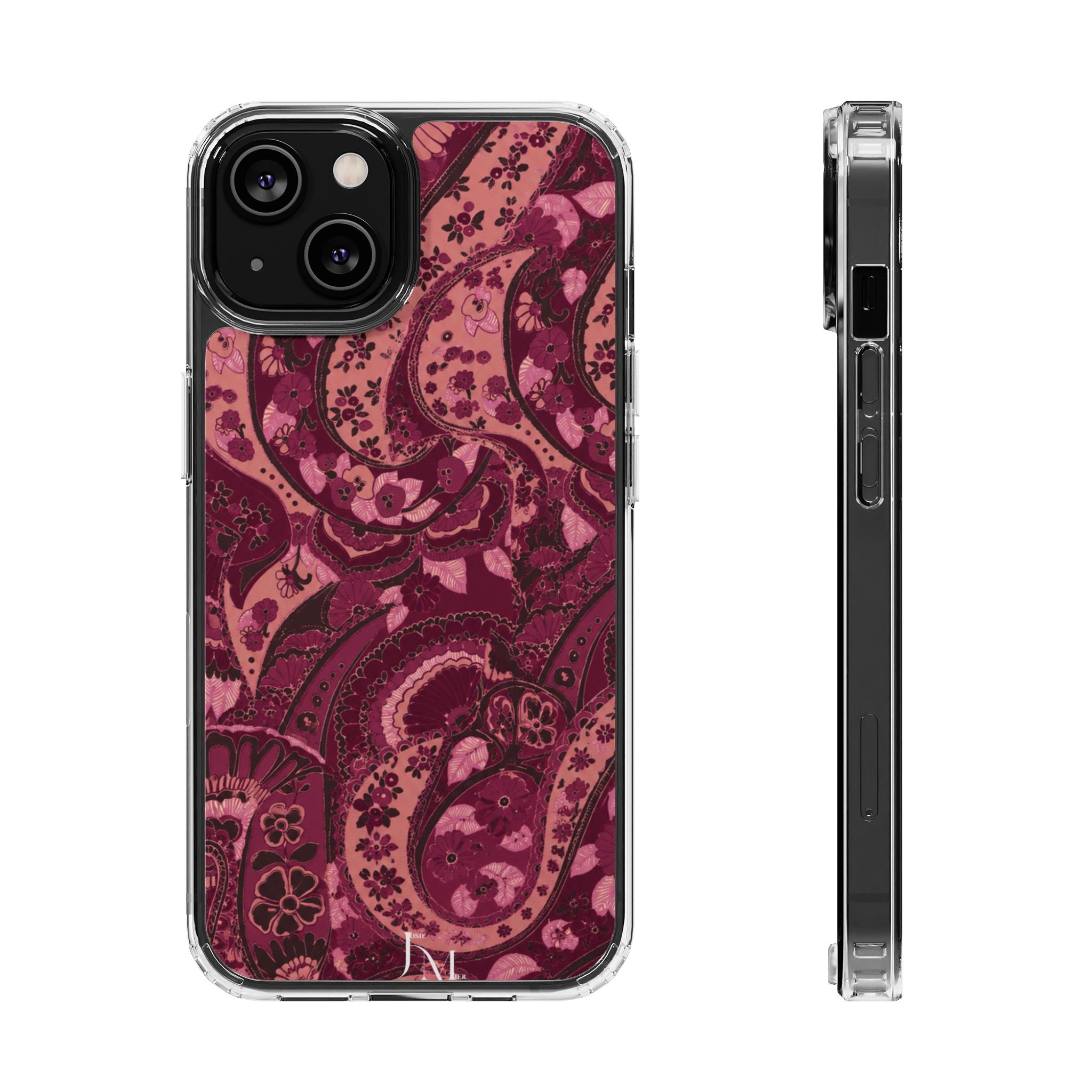 Burgundy Paisley Bloom