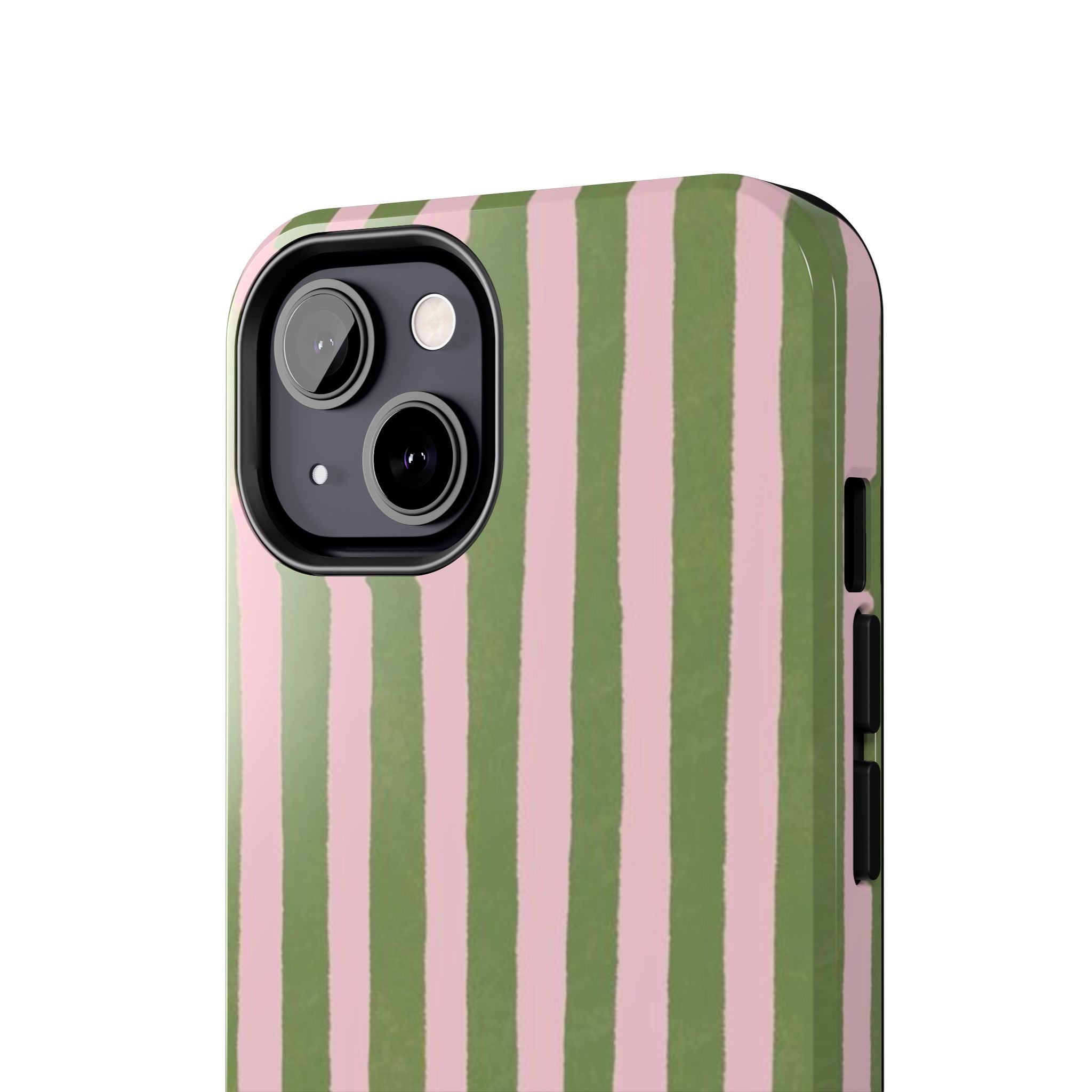 Striped Pink & Olive